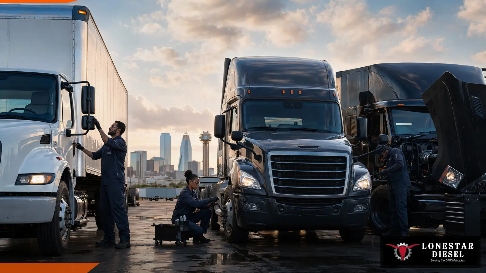 Commercial Truck Repair for commercial trucks in DFW.