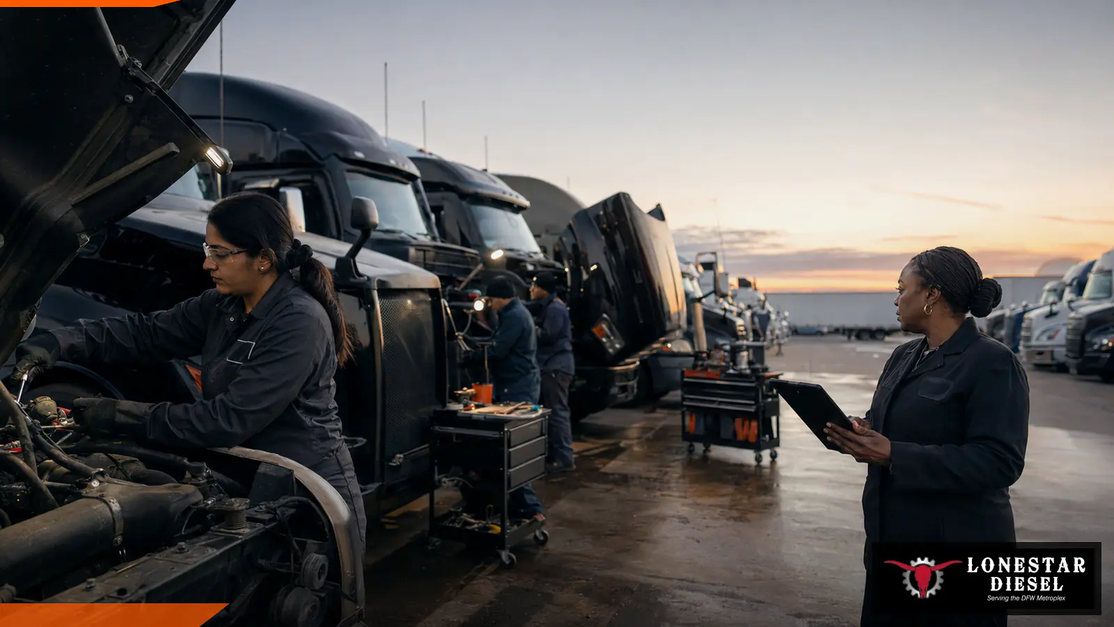 Fleet Maintenance for commercial trucks in DFW.