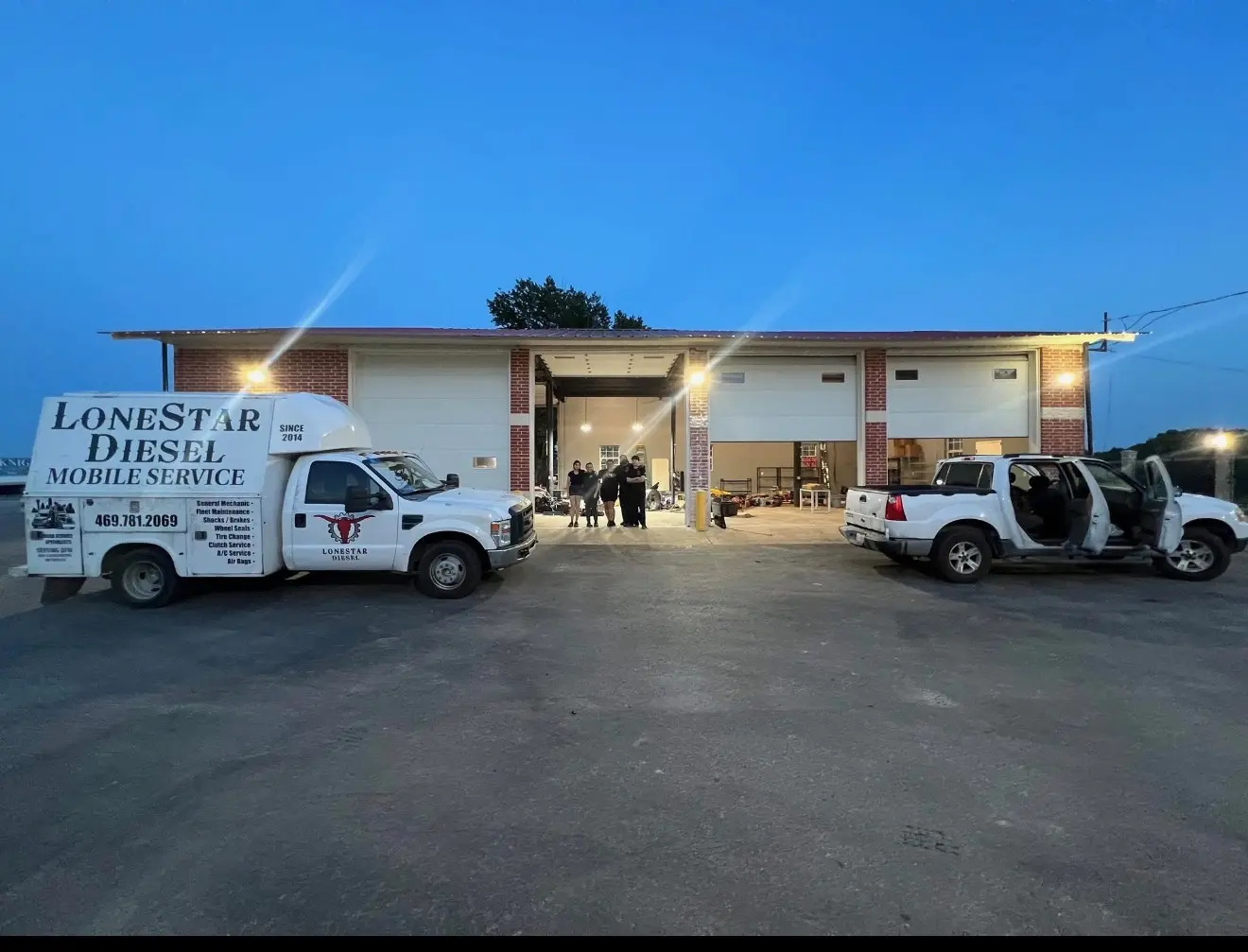 Lonestar Diesel mobile service operation across DFW.